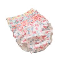 Baby Girls 4 Pack Bloomer Shorts Ruffle Newborn Toddler Diaper Covers Briefs - Colored Bow