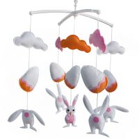 Baby Toys, Rotatable Crib Mobile, [Hide and Seek] Super Cute Decor