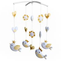 Kids' Crib Toy Unisex Baby Crib Rotatable Musical Mobile [Flying Birds]