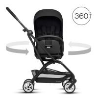 CYBEX Eeezy S Twist 2 Stroller - Deep Black