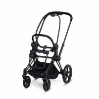 CYBEX ePriam Stroller Frame Includes Seat Hardpart 3-in-1 Travel System - Matte Black