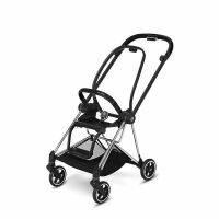 CYBEX Mios 3-in-1 Travel System Frame incl. Seat Hardpart â€“ Chrome in Black Details