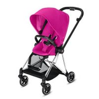 CYBEX Mios 3-in-1 Travel System Chrome with black details Baby Stroller â€“ Fancy Pink