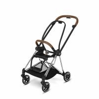 CYBEX Mios 3-in-1 Travel System Frame incl. Seat Hardpart â€“ Chrome in Brown Details