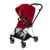 CYBEX Mios 3-in-1 Travel System Chrome with black details Baby Stroller â€“ True Red