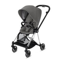 CYBEX Mios 3-in-1 Travel System Chrome with black details Baby Stroller â€“ Manhattan Grey