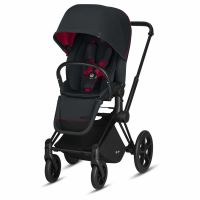 Cybex Priam Lux Seat + Trekking Frame Stroller - Ferrari-Black