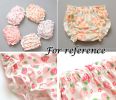 Baby Girls 4 Pack Bloomer Shorts Ruffle Newborn Toddler Diaper Covers Briefs - Colored Bow