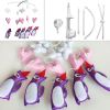 Hanging Baby Toys, Colorful Decor, Crib Mobile [Purple Cat, Pink Heart]