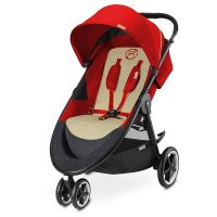 CYBEX Agis M-Air 3 Autumn Gold Lightweight Baby Stroller with Never-flat Rubber Wheels