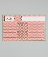 Chore Chart - Pink Chevron Stripe Kids Organization.