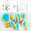 Creative Crib Mobile Crib Decorations Cute Baby Mobile Baby Toy[Hot Air Balloon]